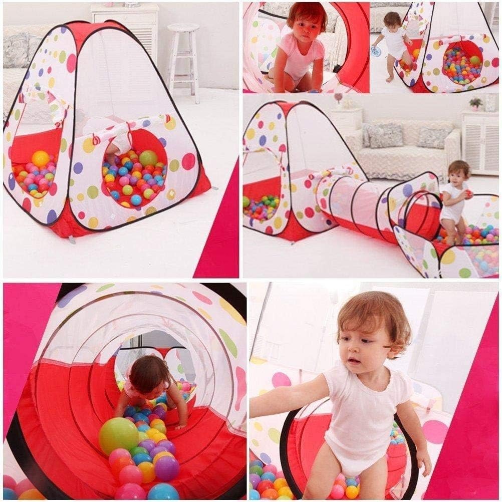 Kids' Tent, Tunnel & Ball Pool Set (100 Balls)