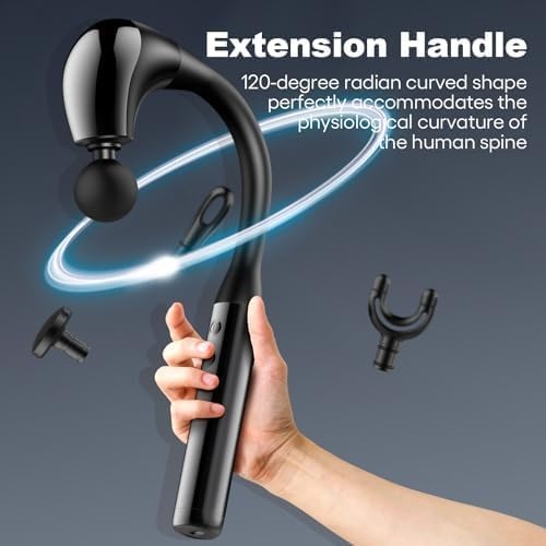 U-shaped massage gun use areas