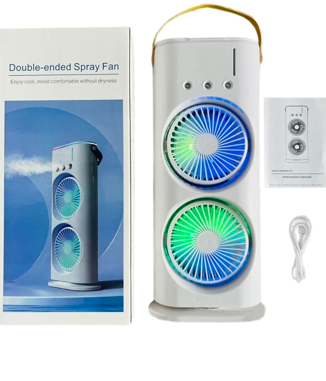 Portable Double-Ended Mist Fan